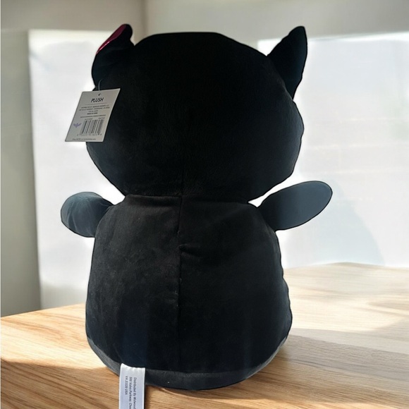 Charming Black Cat Plush with Green Eyes - Picture 8 of 10